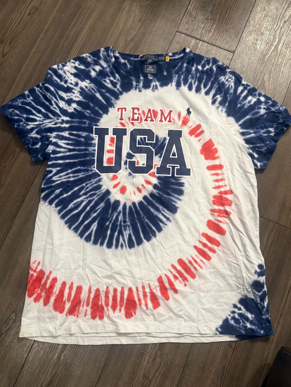 Polo Ralph Lauren Team USA 2020 Summer Olympics Tie Dye T Shirt XXL